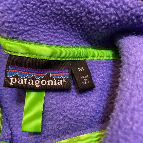 VINTAGE 90s PATAGONIA SYNCHILLA FLEECE USA MADE   Size Medium - Picture 7 of 8